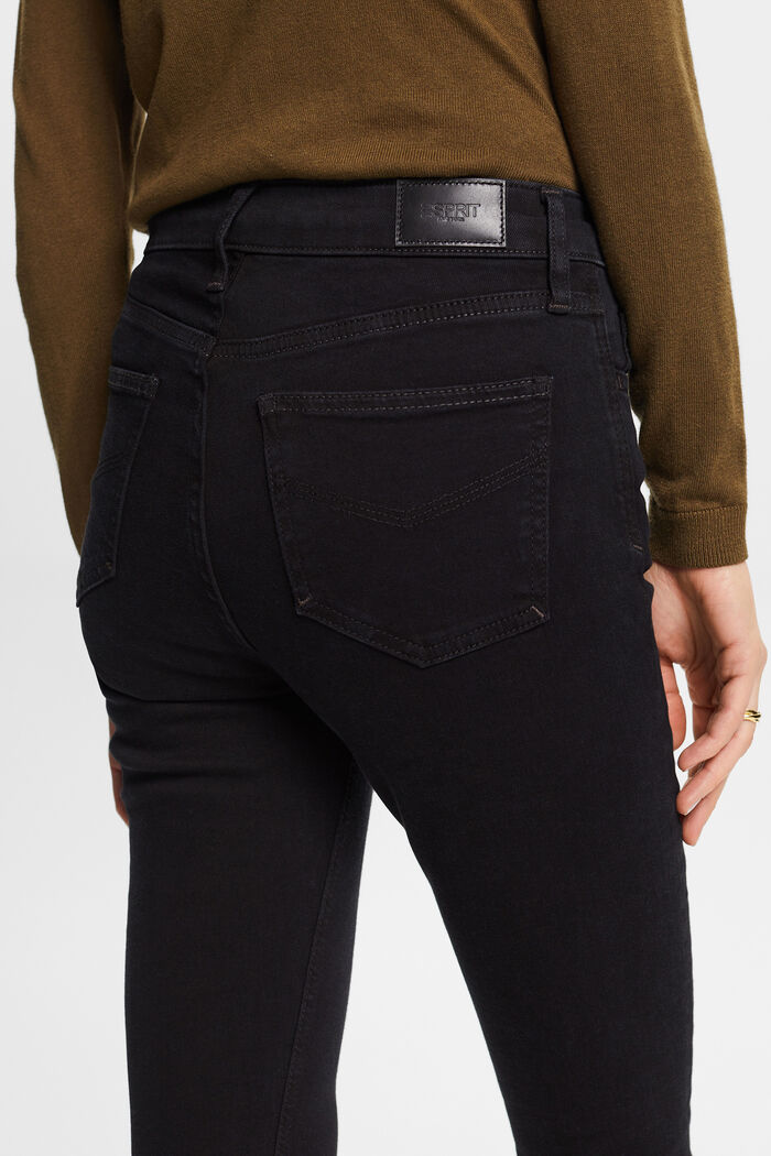 Jeans high-rise skinny, BLACK DARK WASHED, detail image number 4