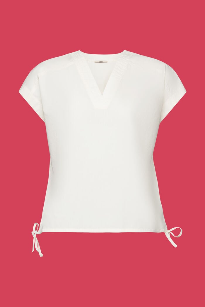 Blusa sin mangas, 100 % algodón, OFF WHITE, detail image number 5
