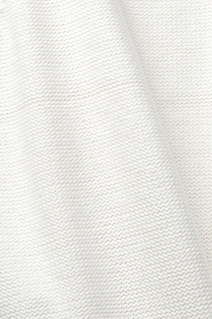 Top realizado en punto de algodón, OFF WHITE, detail image number 4