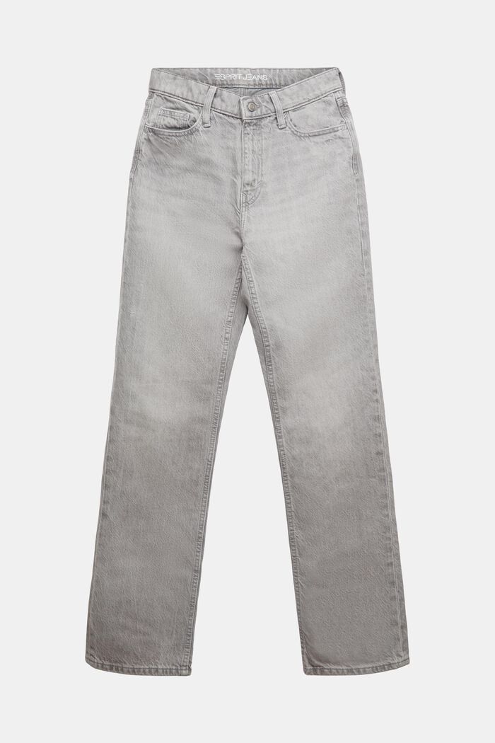 Jeans retro straight leg, GREY LIGHT WASHED, detail image number 6