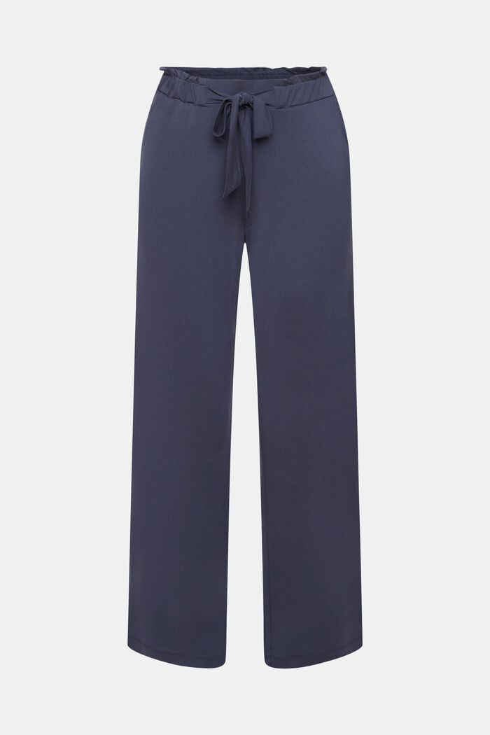 Pantalón de pijama con cinturón de anudar fijo, TENCEL™, INK, detail image number 2