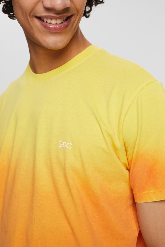 Camiseta con gradación de color, YELLOW, detail image number 1