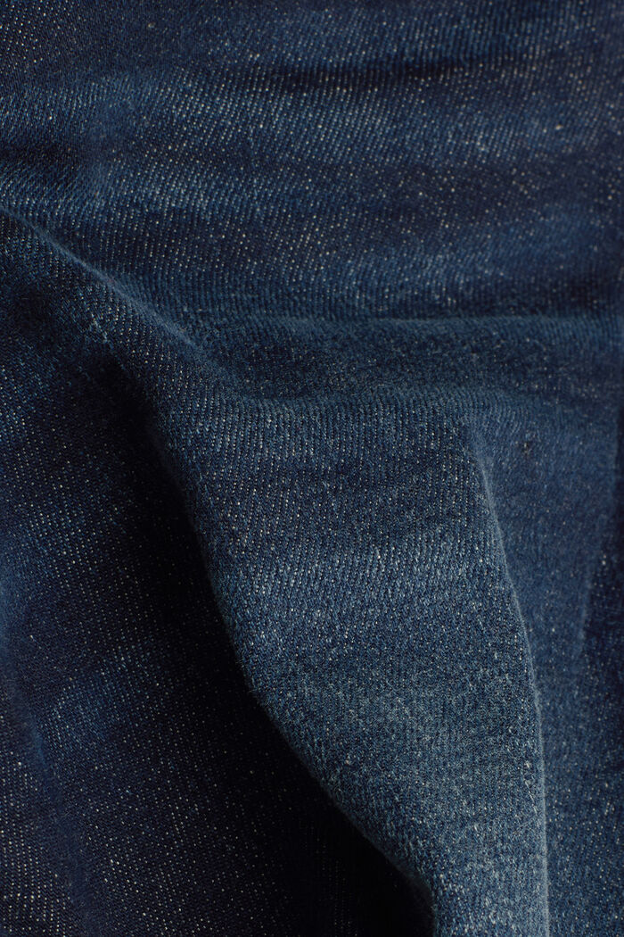 Vaqueros elásticos con algodón ecológico, BLUE DARK WASHED, detail image number 0