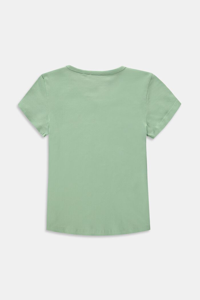 Camiseta de algodón con estampado surfero, PISTACCHIO GREEN, detail image number 1