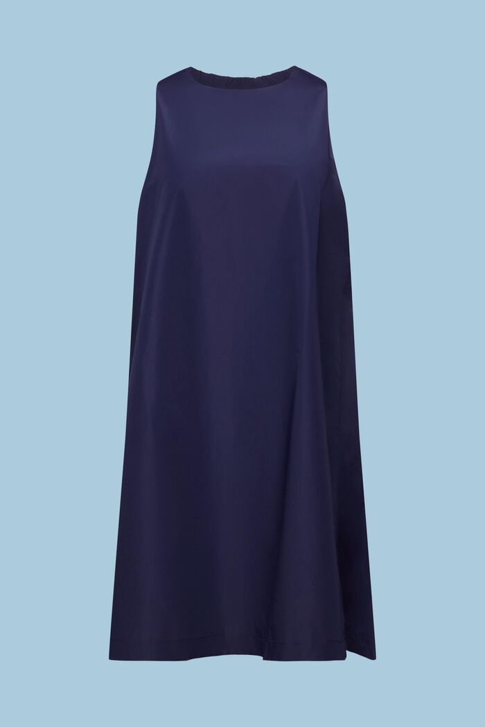 Mini vestido en línea A, NAVY, detail image number 6