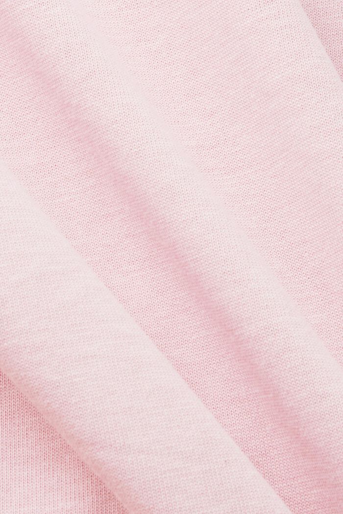Camiseta de algodón ecológico con estampado geométrico, PINK, detail image number 5