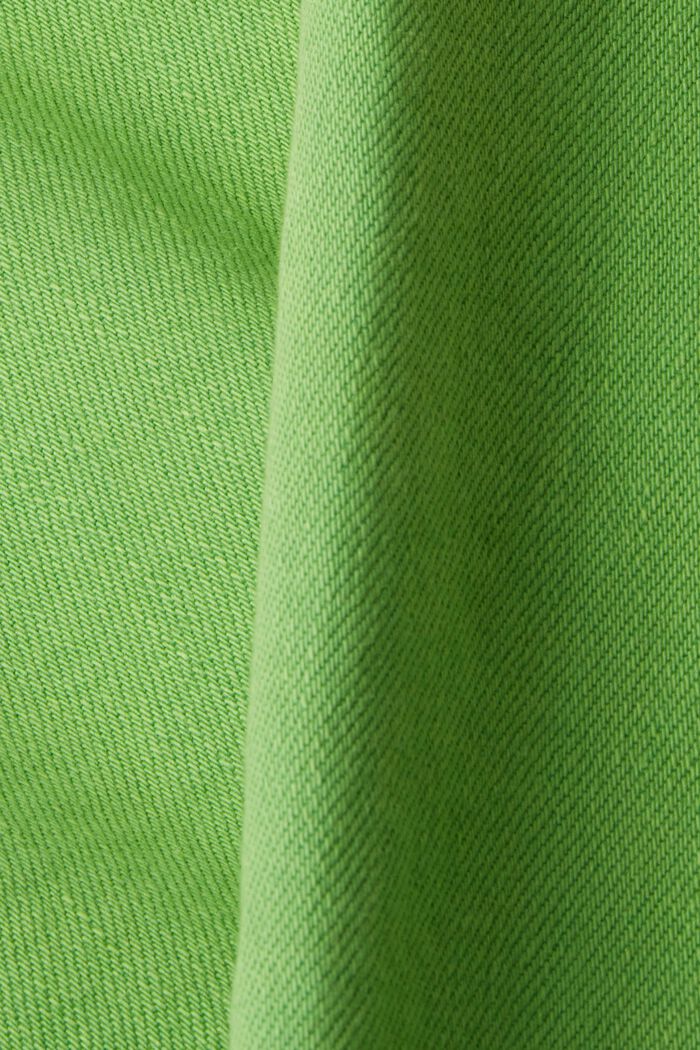 Pantalones tobilleros con bajos deshilachados, GREEN, detail image number 6