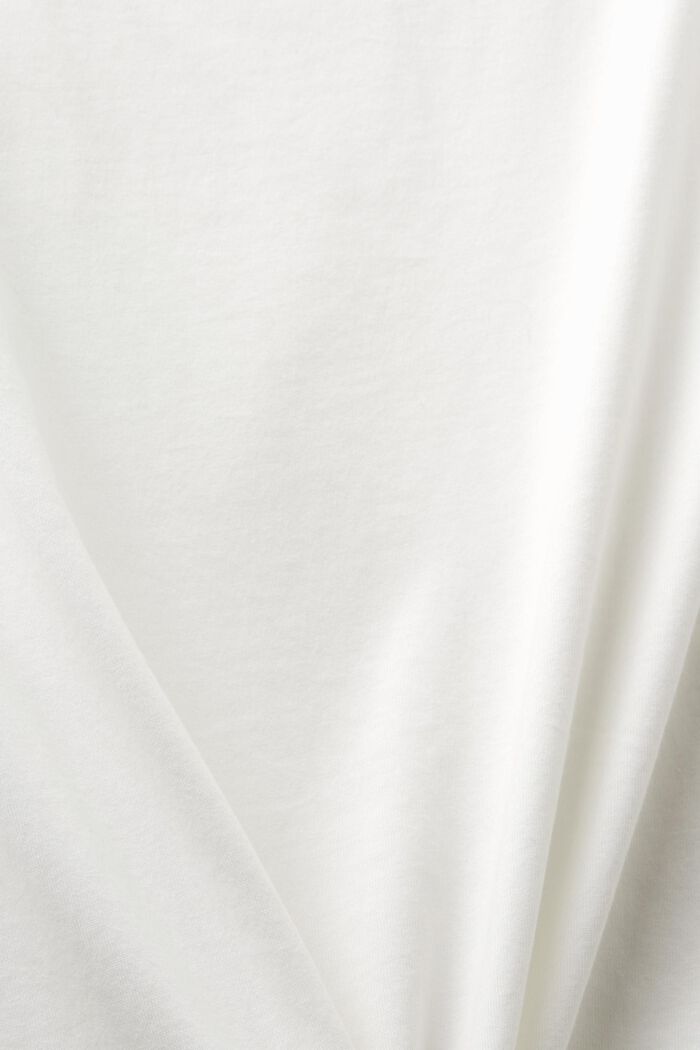 Camiseta de manga larga de algodón, OFF WHITE, detail image number 5