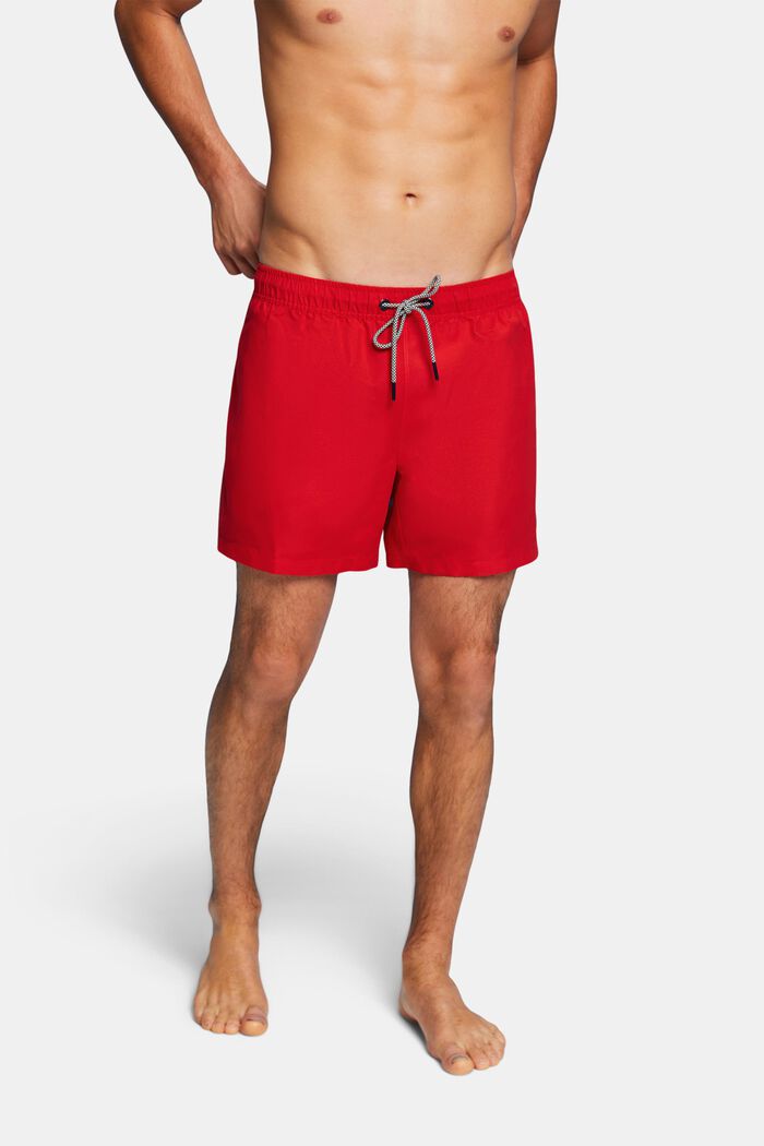 Braguitas de bikini con cintura elástica, ORANGE RED, detail image number 0