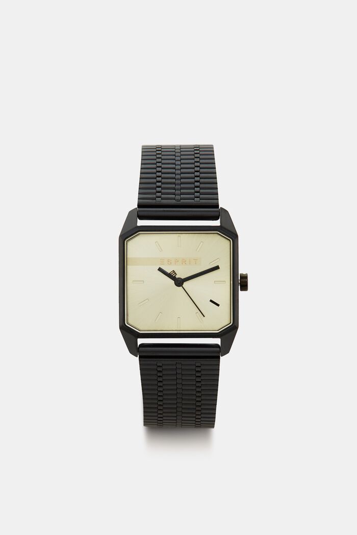 Reloj de acero inoxidable, BLACK, detail image number 0