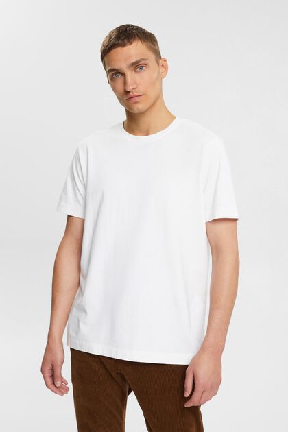 Camiseta unicolor, WHITE, overview
