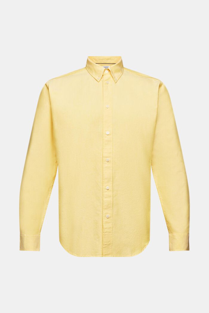 Camiseta oxford de algodón, YELLOW, detail image number 7