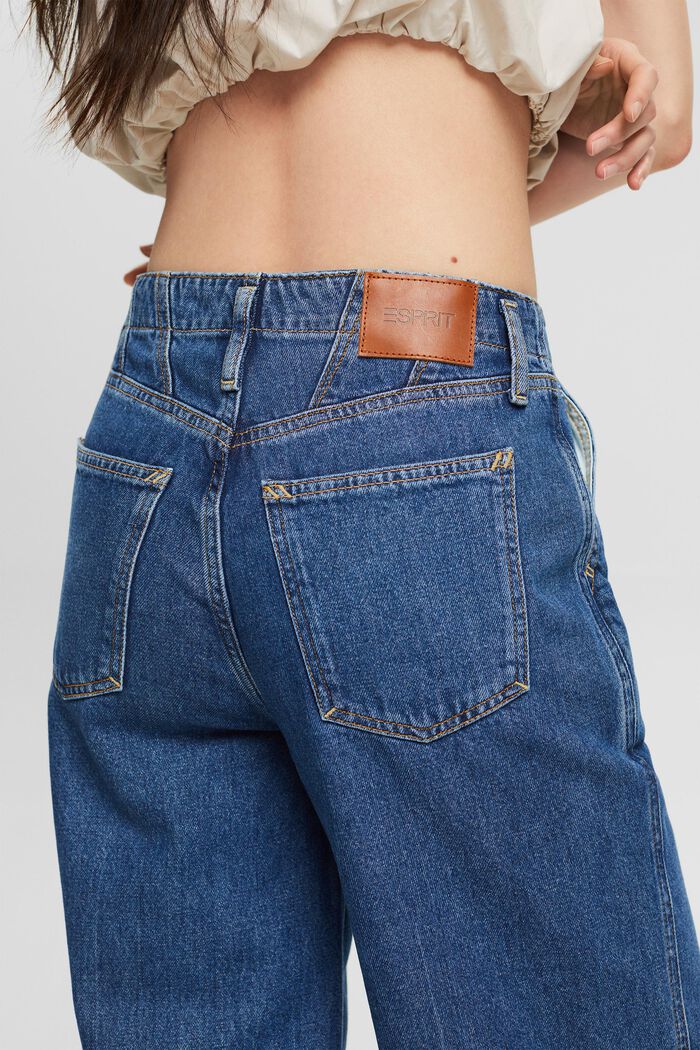 Jeans high-rise retro wide leg, BLUE MEDIUM WASHED, detail image number 3