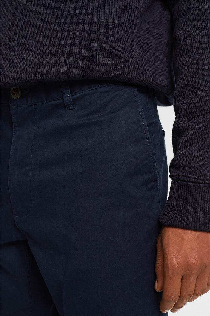 Pantalón chino de corte slim, NAVY, detail image number 2