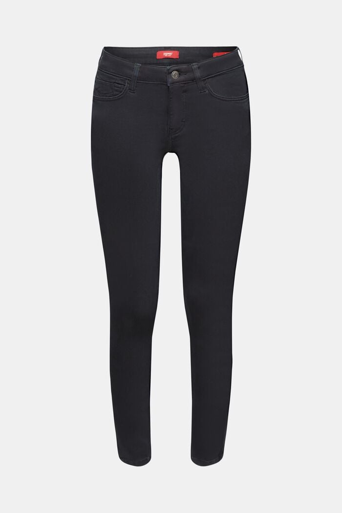 Pantalones skinny mid-rise, BLACK, detail image number 6