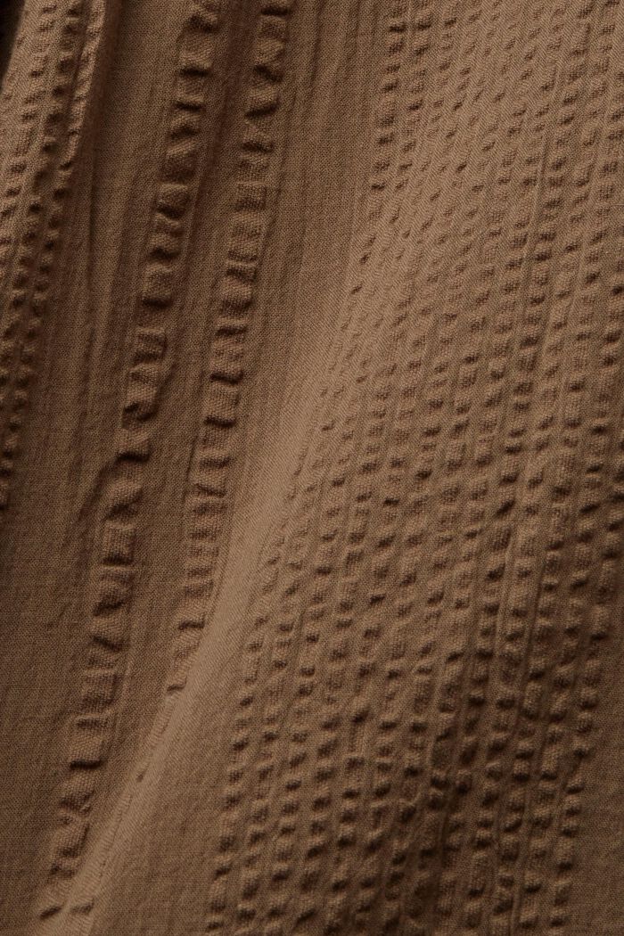 Blusa de algodón, KHAKI GREEN, detail image number 5