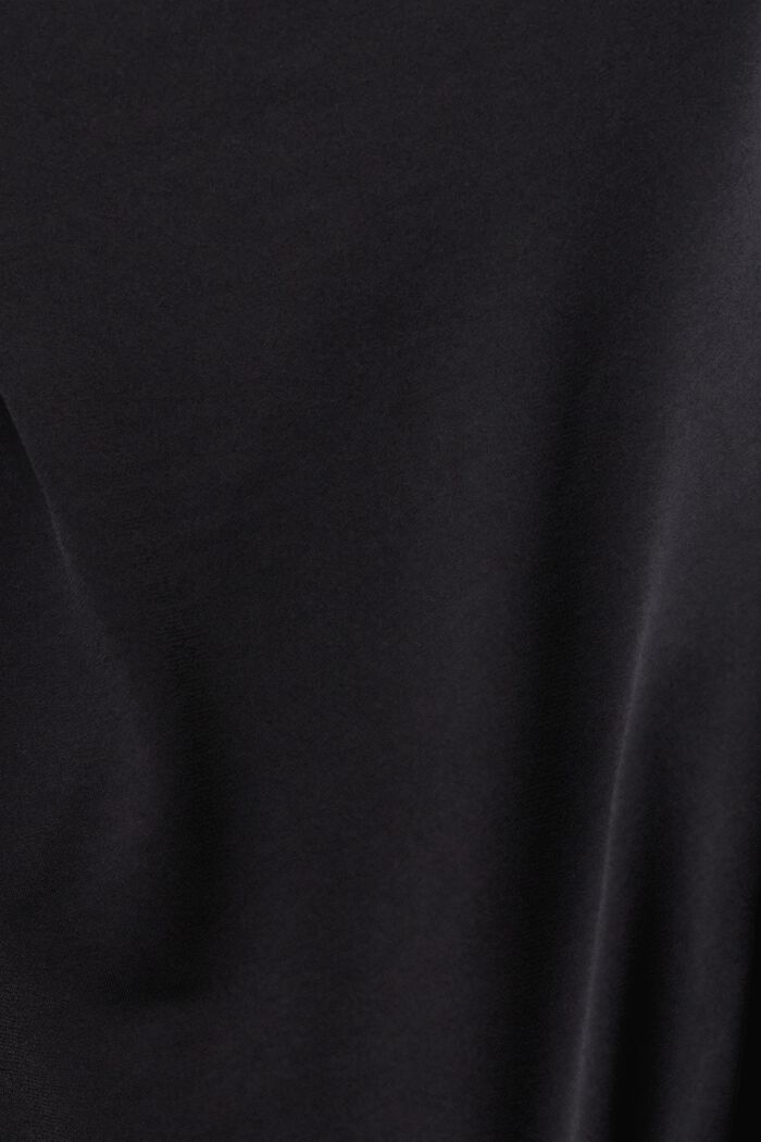 Mono sin mangas con cuello en pico, BLACK, detail image number 4