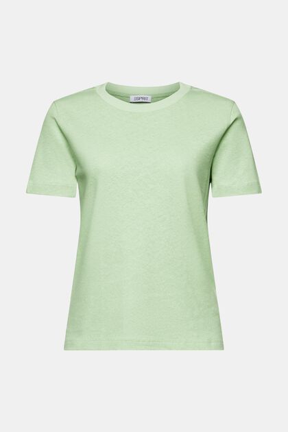 Camiseta de algodón y lino