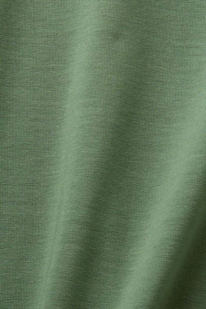 Falda midi de tejido jersey reciclado, PALE KHAKI, detail image number 5