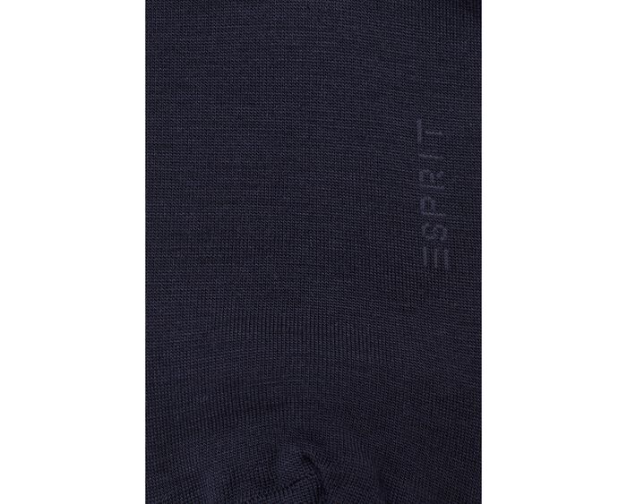 Pack de dos calcetines de punto fino con lana virgen, MARINE, detail image number 1