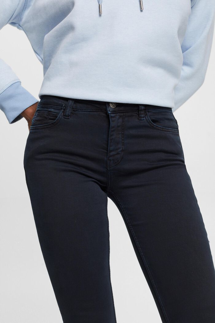 Jeans mid-rise skinny fit, NAVY, detail image number 2