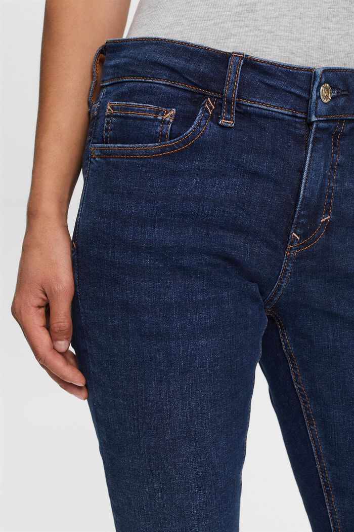 Jeans mid-rise skinny, BLUE DARK WASHED, detail image number 2