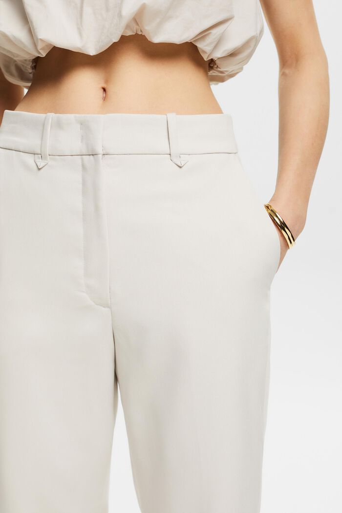 Pantalones chinos mid-rise, LIGHT BEIGE, detail image number 4