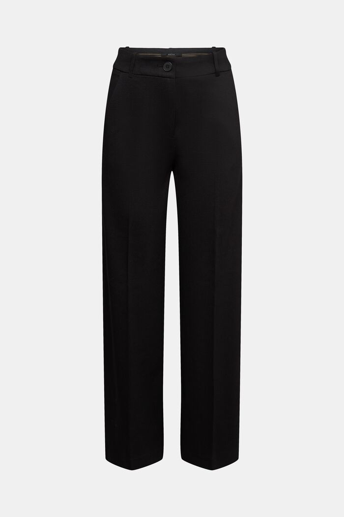 Pantalones de pernera recta SPORTY PUNTO Mix&Match, BLACK, detail image number 7