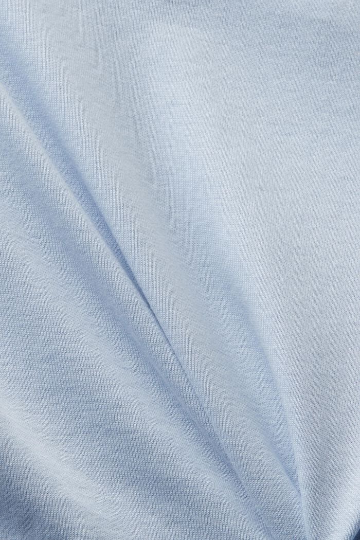 Camiseta de manga corta de algodón, LIGHT BLUE, detail image number 5