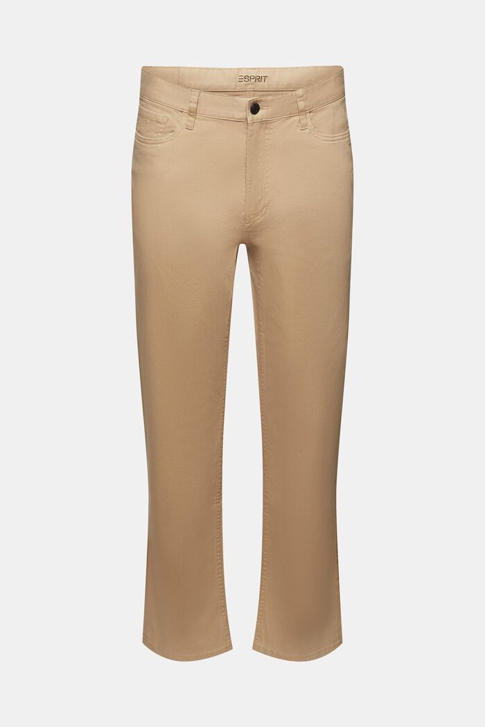Pantalones clásicos de pernera recta, BEIGE, detail image number 6