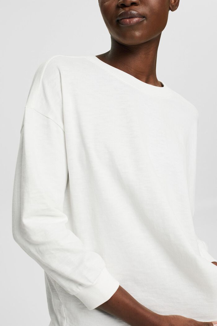 Camiseta con mangas de tres cuartos, OFF WHITE, detail image number 2