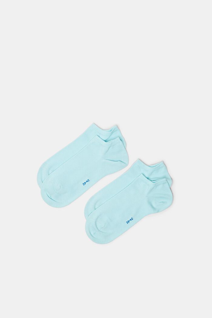 Pack de 2 calcetines tobilleros, BARELY BLUE, detail image number 0