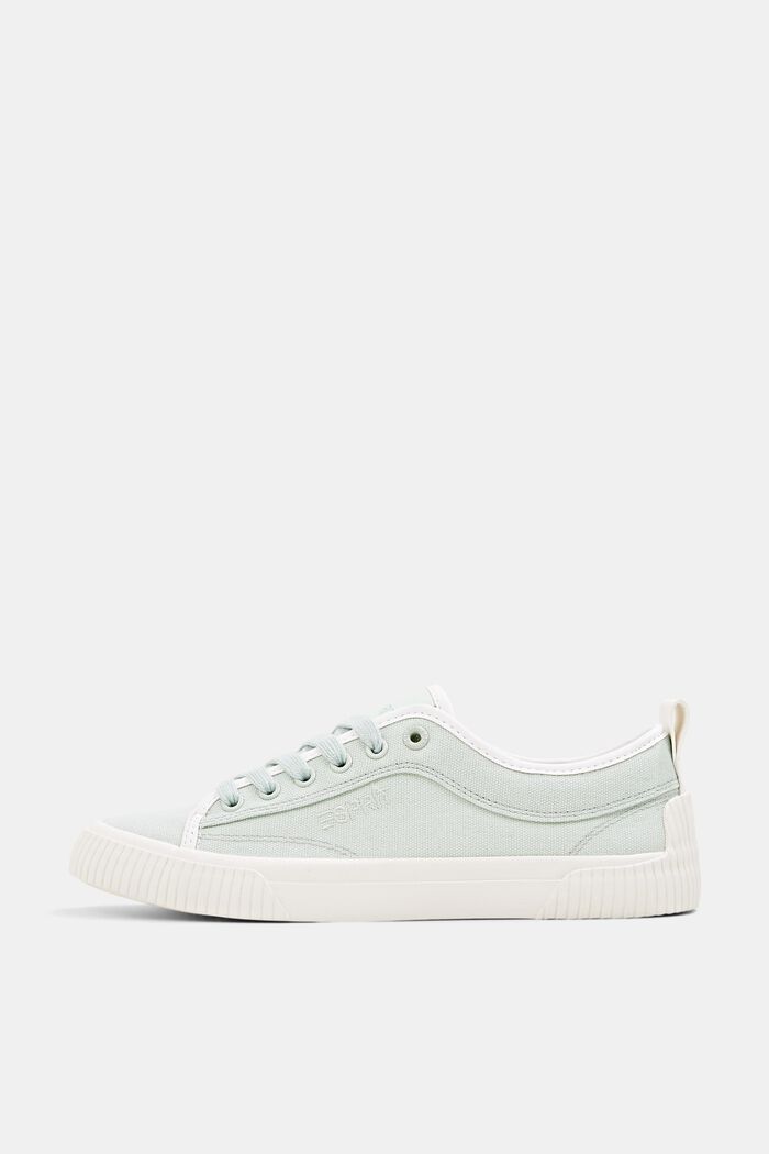 Casual Shoes textile, PASTEL GREEN, overview