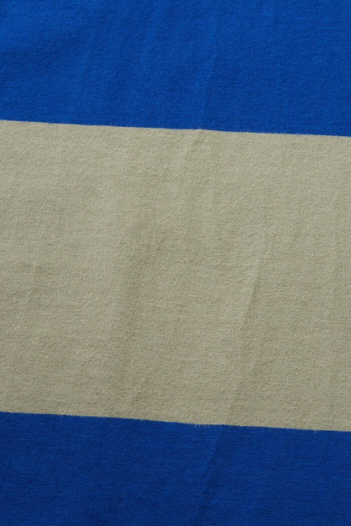 Camiseta con logotipo a rayas, BRIGHT BLUE, detail image number 4