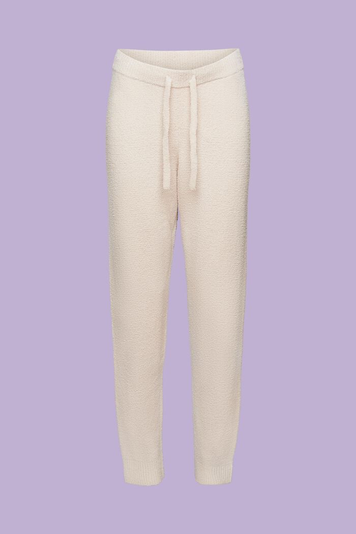 Pantalón de peluche estilo loungewear, SAND, detail image number 6