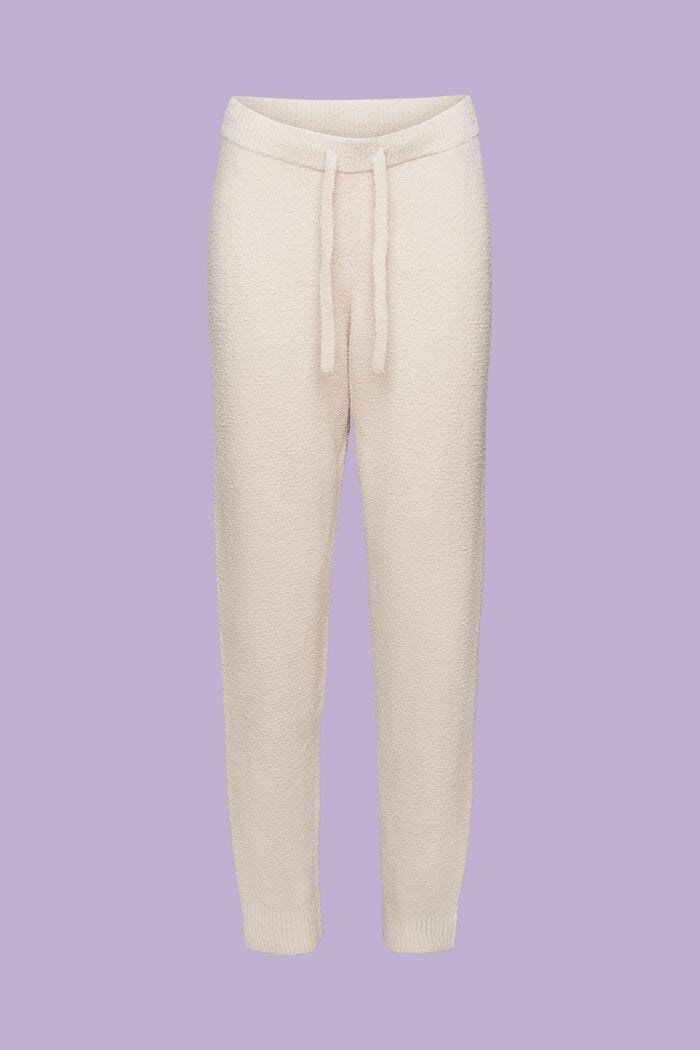 Pantalón de peluche estilo loungewear, SAND, detail image number 6