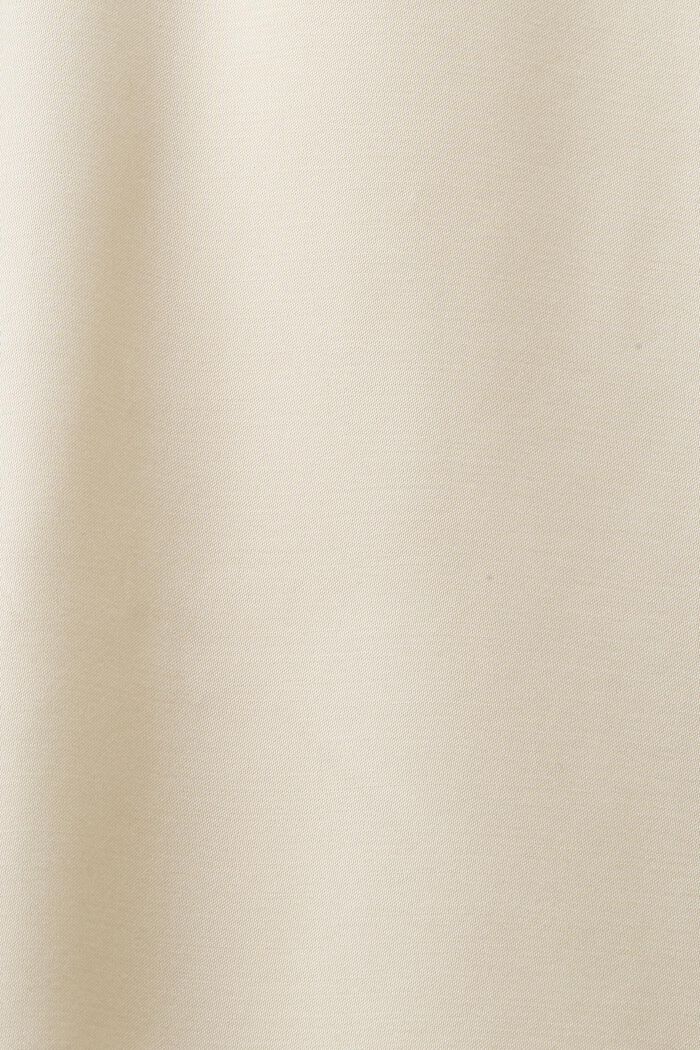 Pantalón de satén con pernera amplia, CREAM BEIGE, detail image number 6
