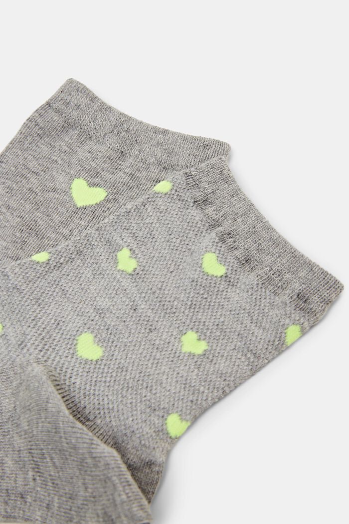 Pack de 2 pares de calcetines de corazones, LIGHT GREY, detail image number 2