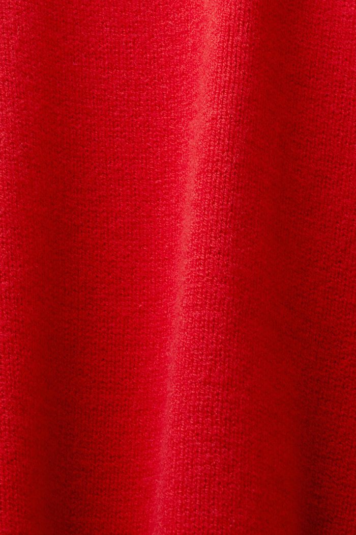 Jersey de cuello alto, DARK RED, detail image number 5