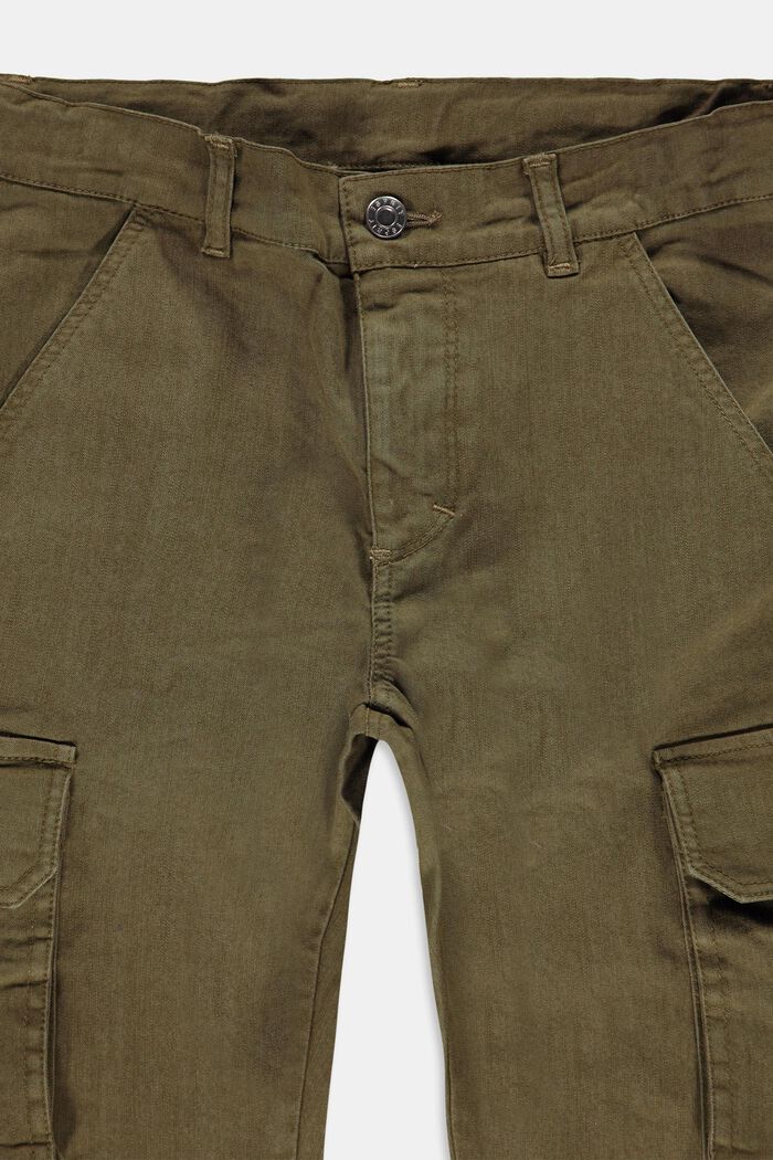 Pantalón estilo cargo con cintura ajustable, OLIVE, detail image number 2