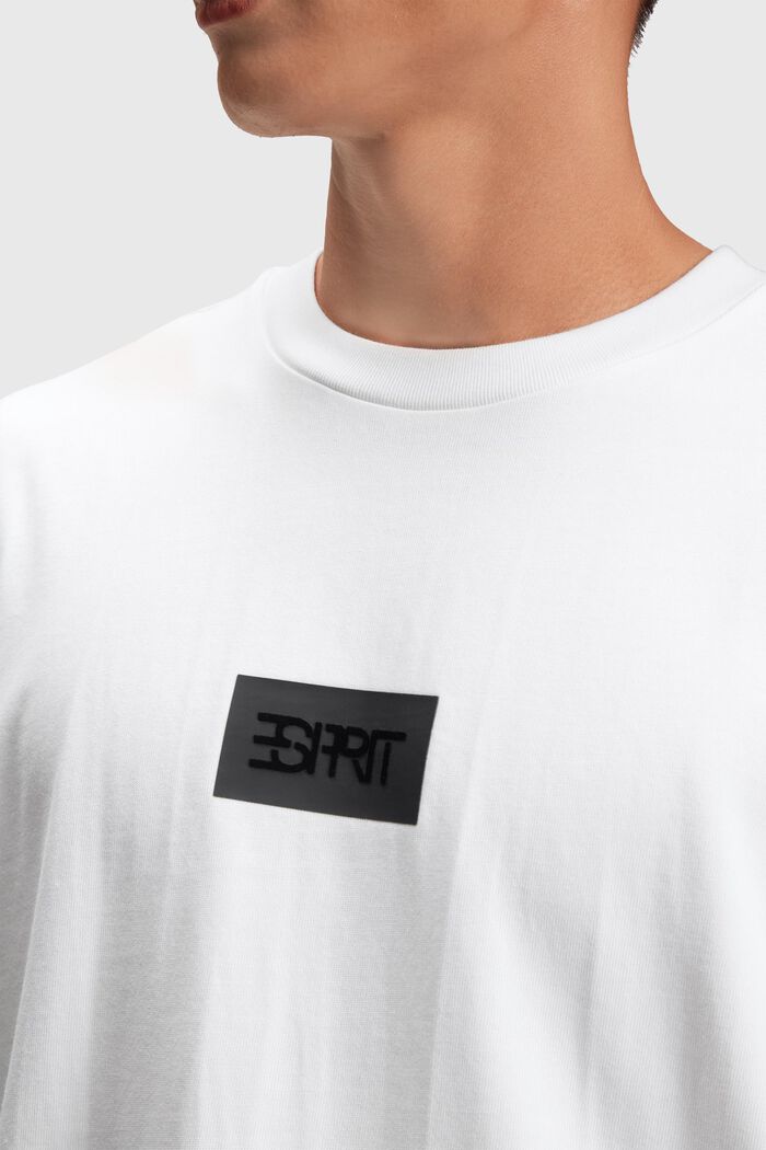 Camiseta de corte cuadrado, WHITE, detail image number 2