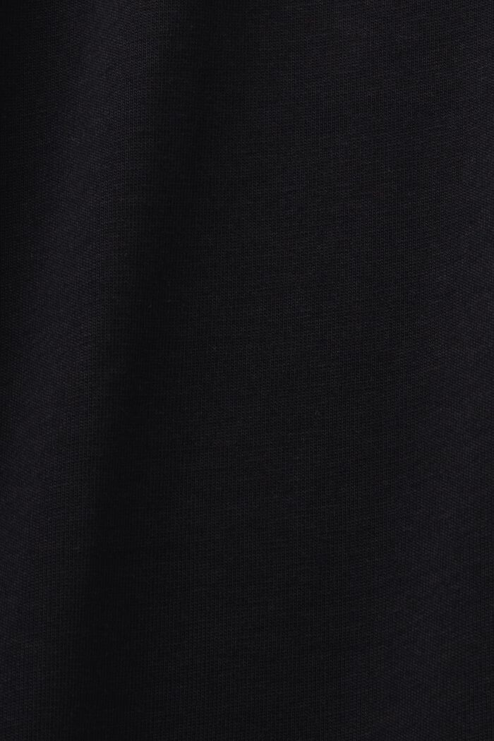 Camiseta de punto estampada, 100% algodón, BLACK, detail image number 4