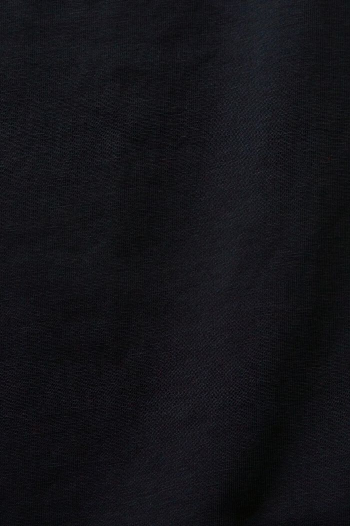 Camiseta con cuello barco, BLACK, detail image number 5