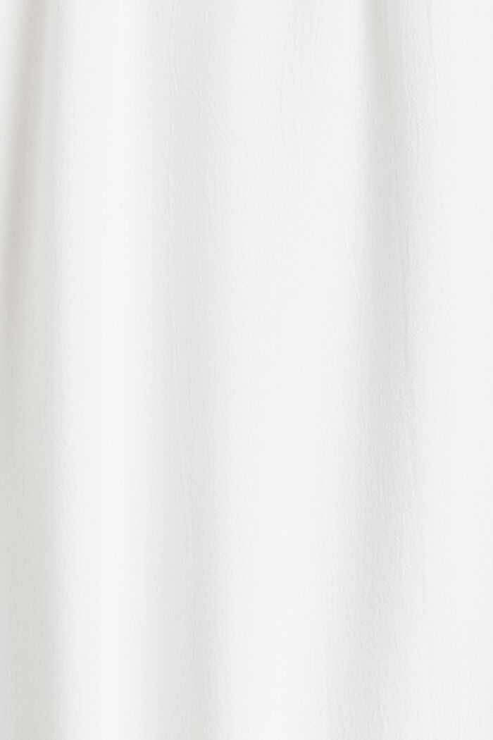 Blusa fluida con mangas de tres cuartos, OFF WHITE, detail image number 4
