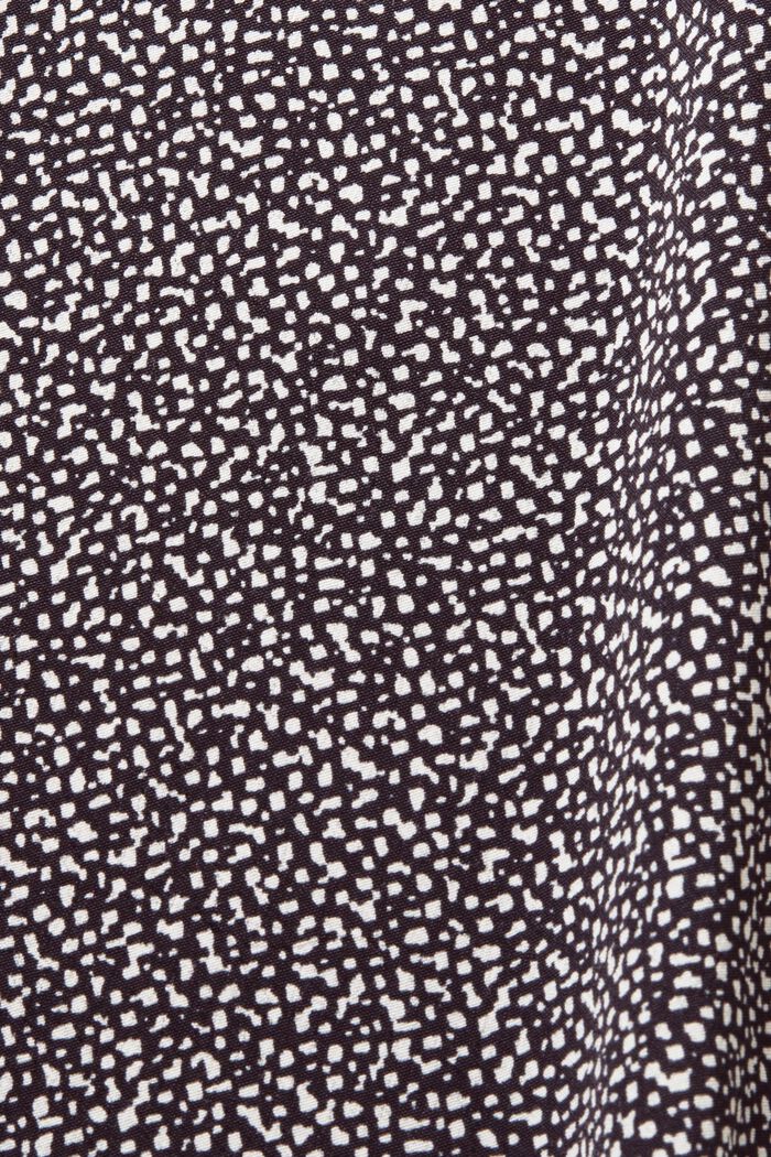 Blusa con estampado, LENZING™ ECOVERO™, BLACK, detail image number 5