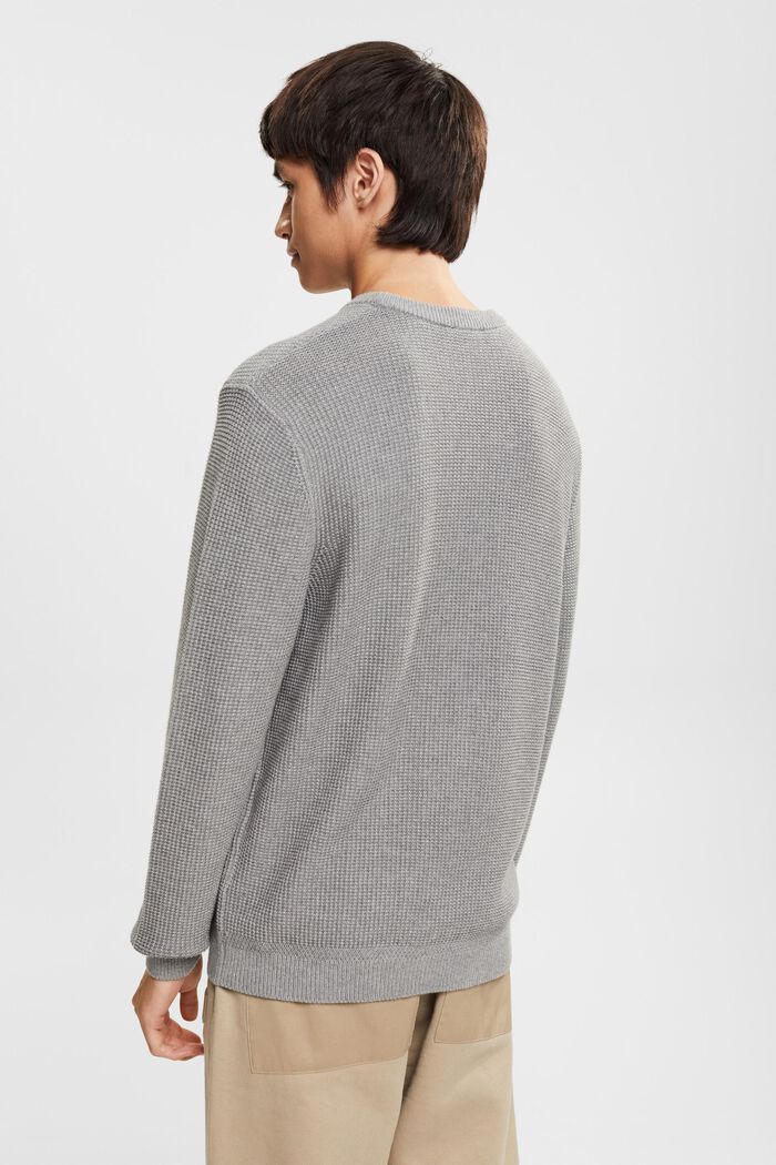 Suéter en 100% algodón, MEDIUM GREY, detail image number 3