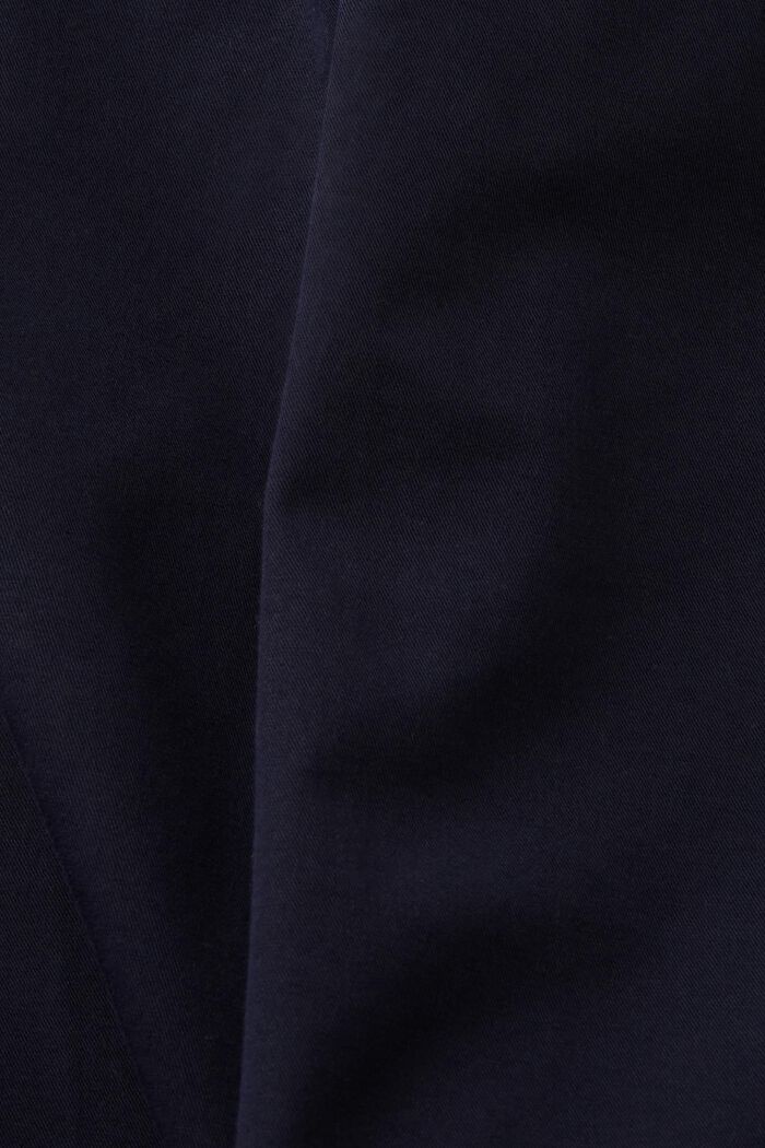 Pantalón chino de pernera recta y tiro alto, NAVY, detail image number 6