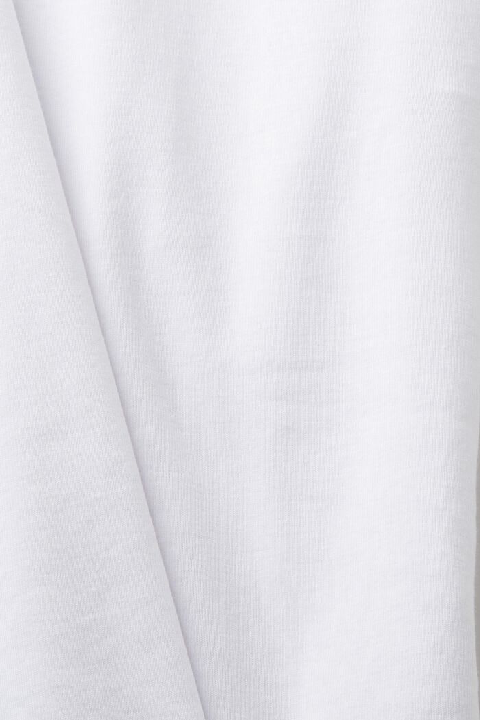 Camiseta de algodón, WHITE, detail image number 5