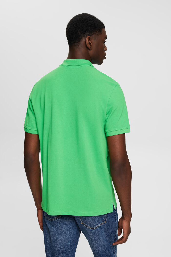Polo slim fit, GREEN, detail image number 3