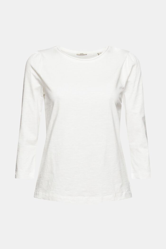 Camiseta de algodón con mangas largas, OFF WHITE, detail image number 2